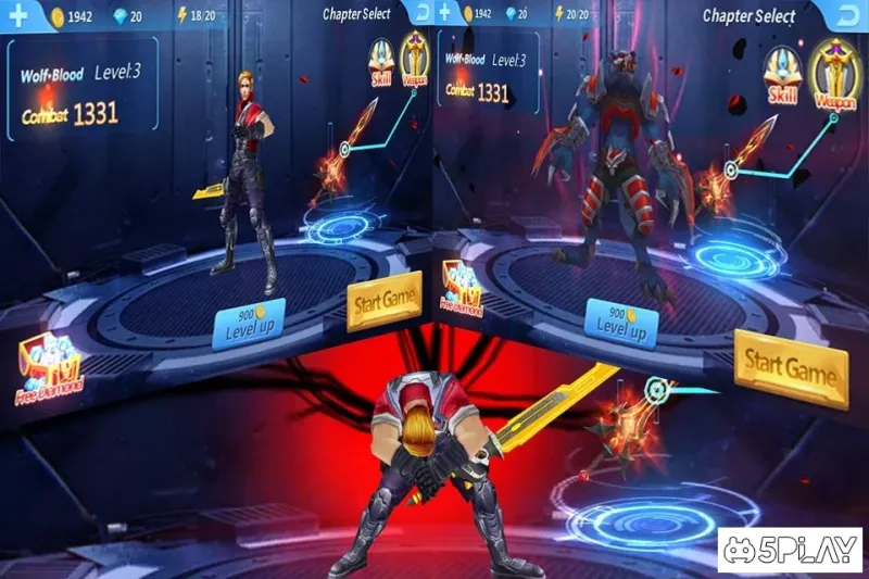 Wolfman Street Fighter vNinja Warwick screenshot 1