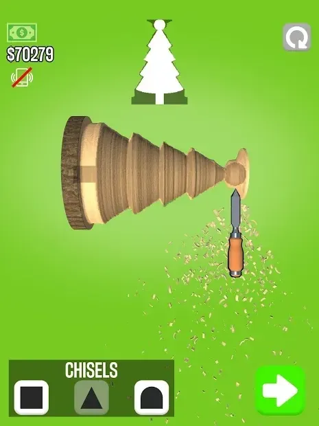Woodturning 1.9.7 (Мод: много денег) screenshot 3