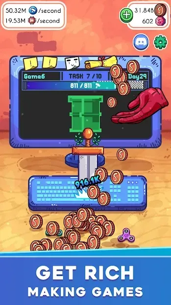 Workidle Tycoon: Idle Clicker Game 0.12.0 screenshot 2