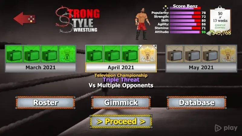 Wrestling Empire 1.7.5 screenshot 2