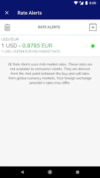 Xe Currency Converter & Money Transfer 6.5.6 screenshot 4