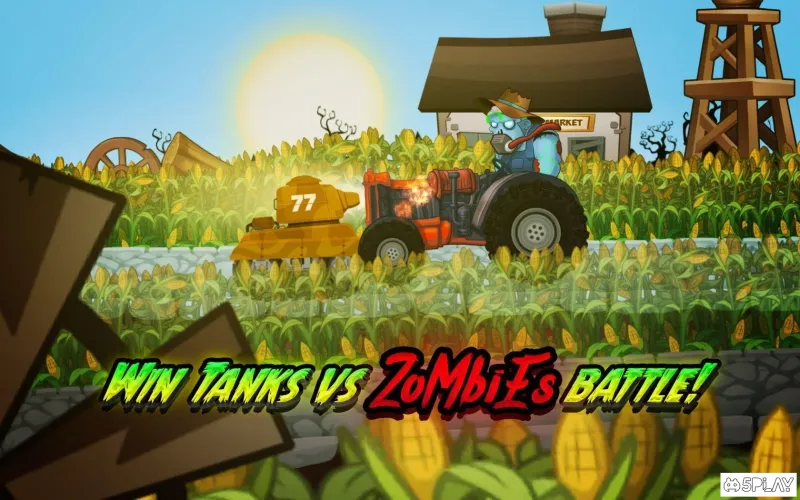 Zombie Survival Games: Pocket Tanks Battle screenshot 3