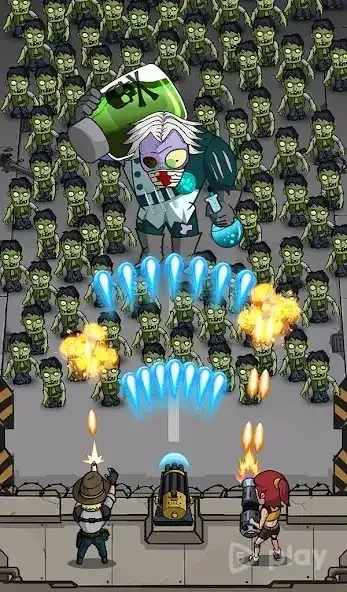 Zombie War: Idle Defense Game 318 screenshot 1