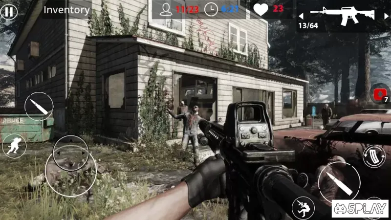 Zombie War Survival: Offline Zombie Shooting Games screenshot 2