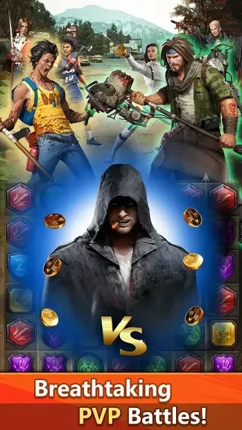 Zombies & Puzzles: RPG Match 3 v1.8.1 screenshot 2