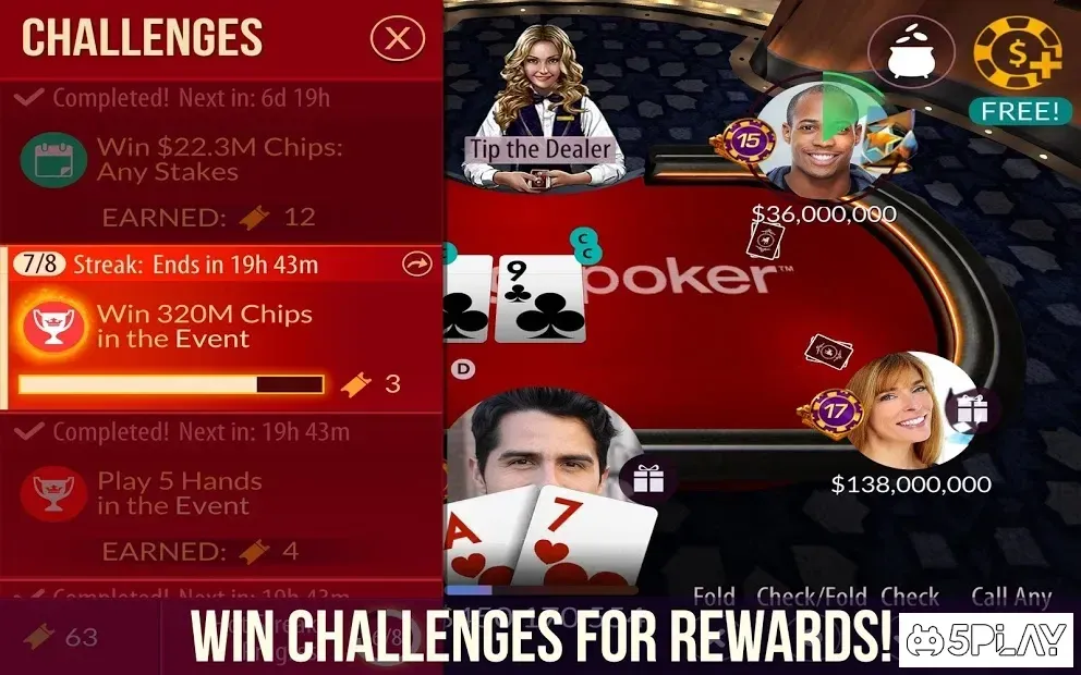 Zynga Poker - Free Texas Holdem Online Card Games screenshot