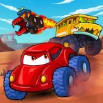 War Cars 2: Online Multiplayer 2D Car Battle