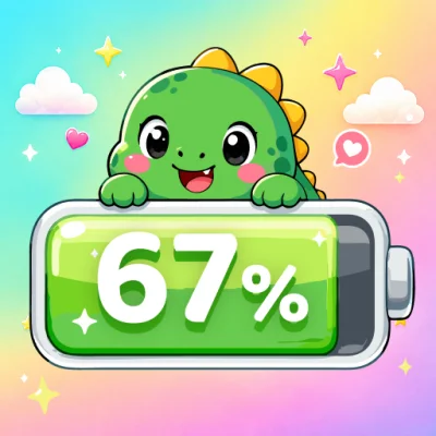 Emoji Battery Status Bar