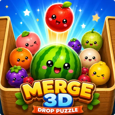 Fruit Merge 3D: Drop Puzzle