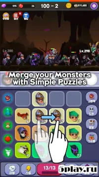 Merge Mon VIP - Idle Puzzle RPG
