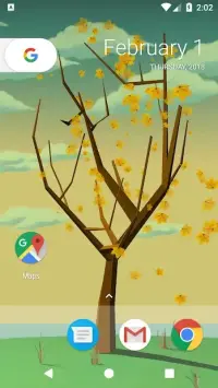 Tree With Falling Leaves Live Wallpaper 1.7.0
