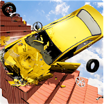 Beam Drive NG Death Stair Car Speed ​​Crash