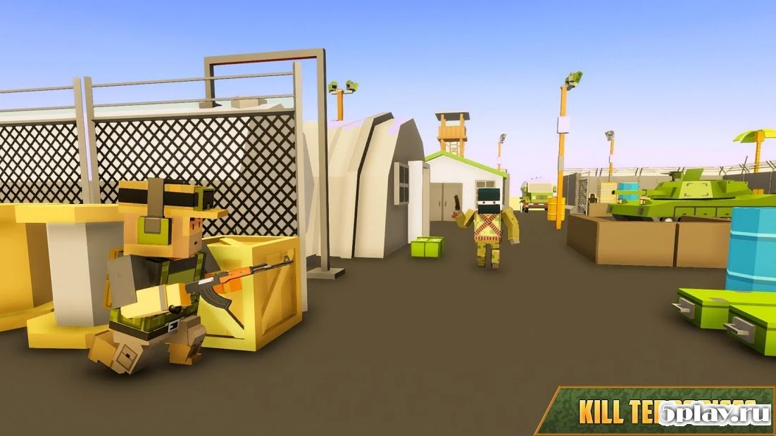 Blocky Army Base: Modern War Strike 1.0