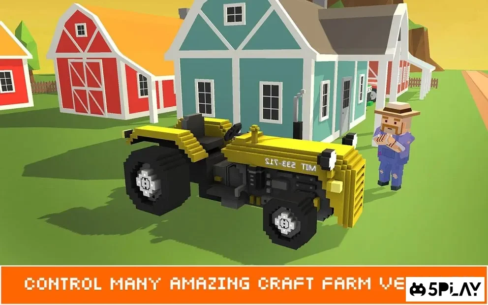 Блочный Farm поле работник SIM 1.5