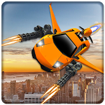 Flying Car Shooting Battle Adventure War Simulator