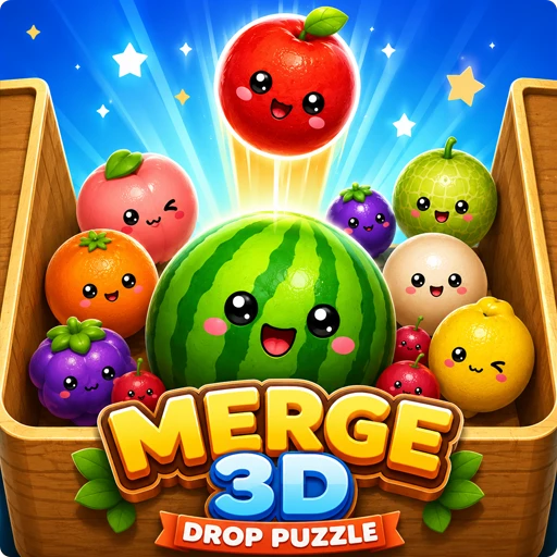 Fruit Merge 3D: Drop Puzzle