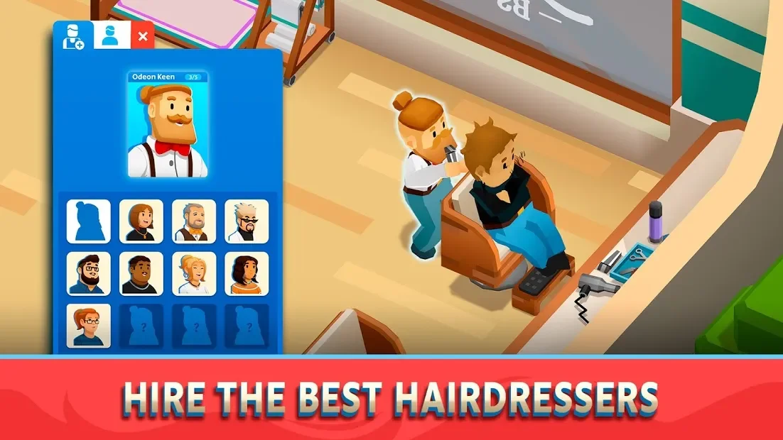 Idle Barber Shop Tycoon - Business Management Game 1.0.7