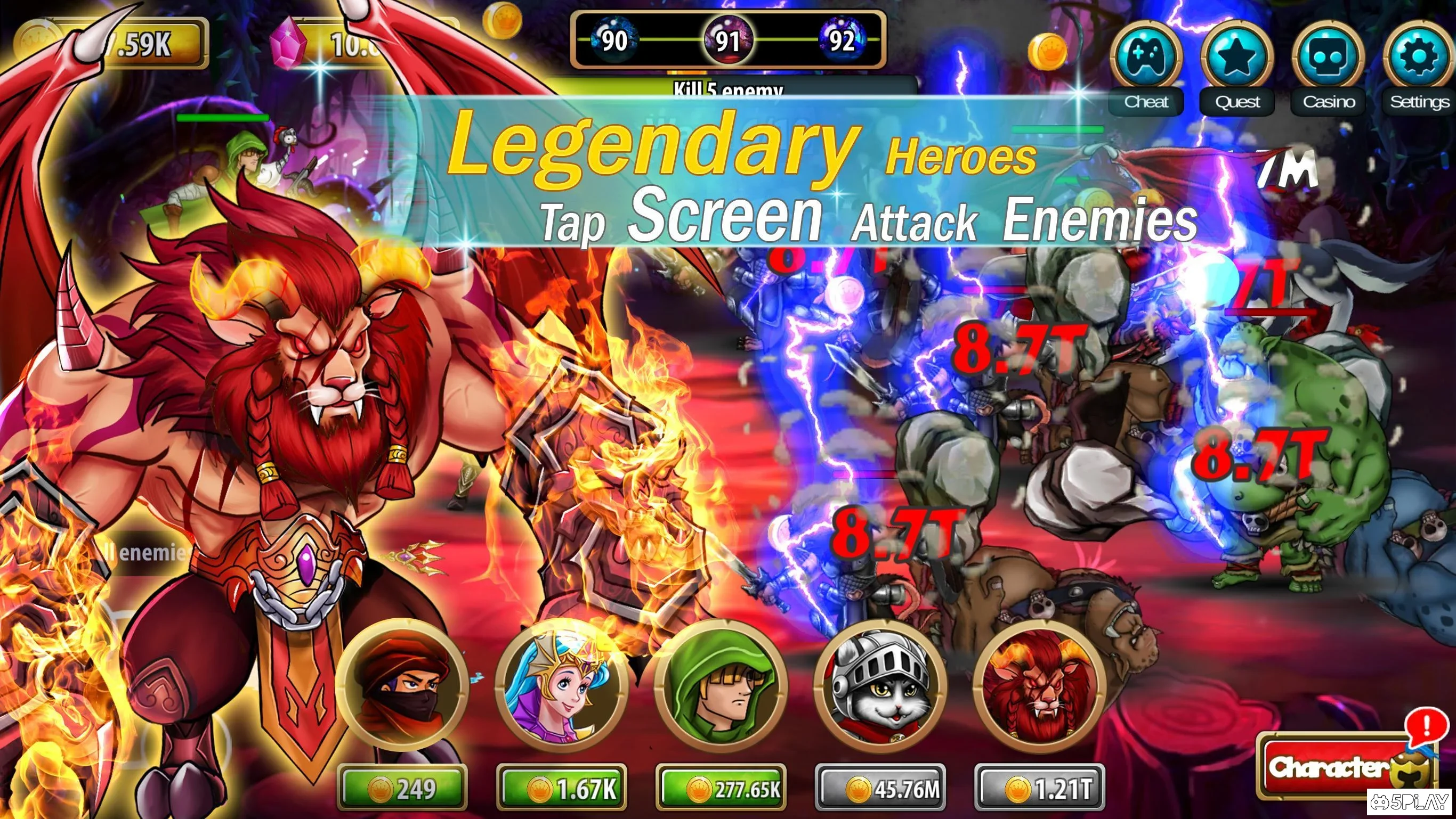 Idle Grimm: Heroes - RPG Offline - Clicker Games 1.7.1