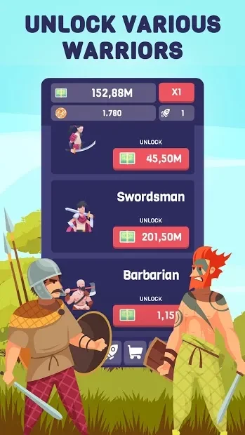 Idle Warrior Tycoon - Idle Clicker Game 0.1