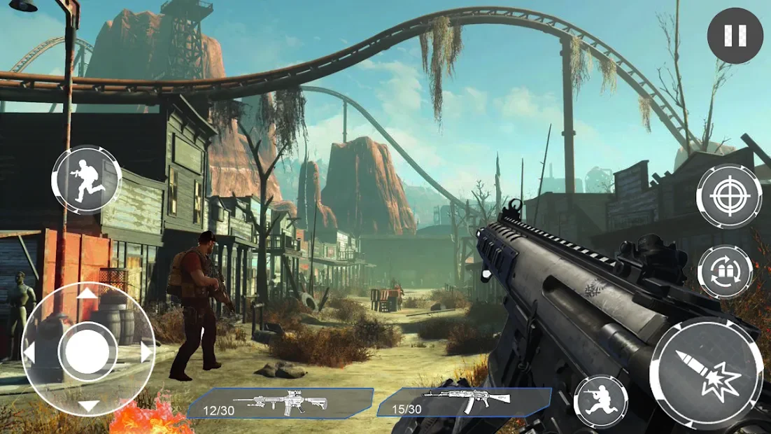 Настоящая стрельба из американского коммандос 1.1