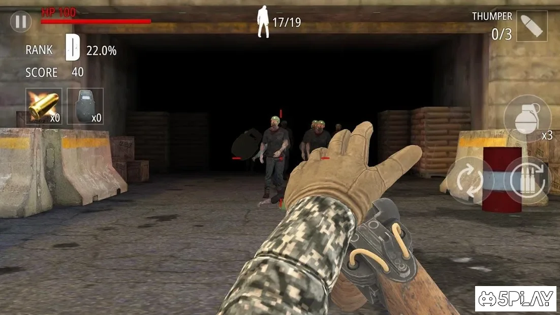 Отстрел зомби : FPS 1.2.3