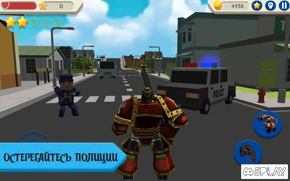 Robot Hero: City Simulator 3D 1.036