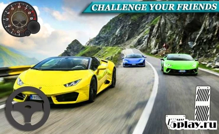 Симулятор гоночных автомобилей Lamborghini 1.16