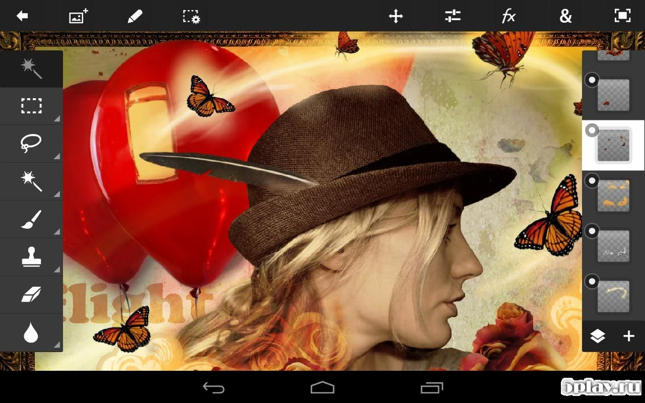  Adobe Photoshop Touch 9.9.9 на андроїд безкоштовно