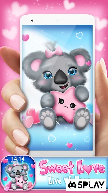 Завантажте шпалери Sweet Love Live 4.1.3 для Android безкоштовно