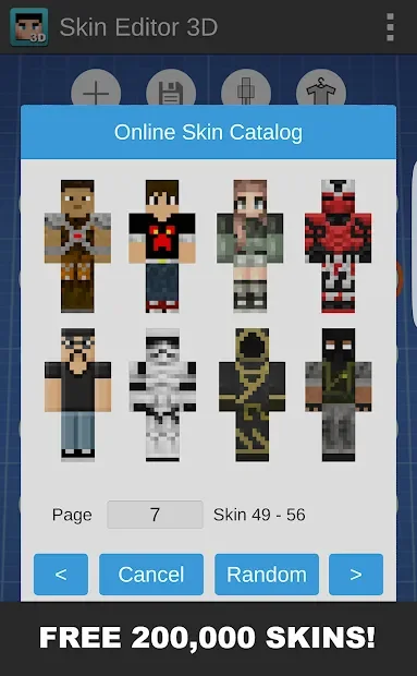 Skin Editor 3D for Minecraft 1.7