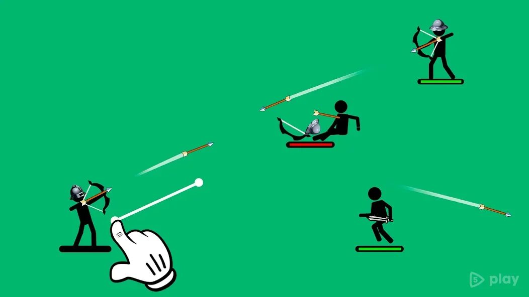 The Archers 2: Стикмены Лучники, Игры на Двоих и 1 v1.7.6.5.7