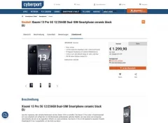 Вартість Xiaomi 13 та 13 Pro для європейського ринку стала відомим