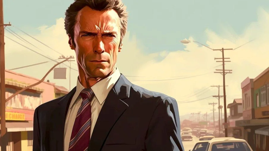 Нейронна мережа представила відомих голлівудських акторів на зображеннях із Всесвіту GTA