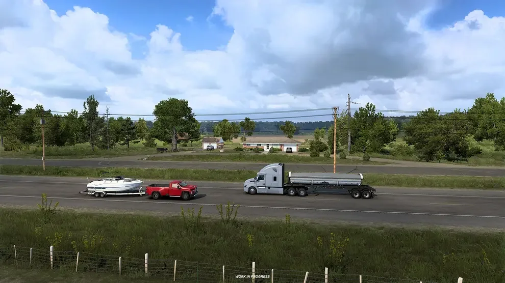 Показані нові кадри DLC Канзас для американського симулятора вантажівки