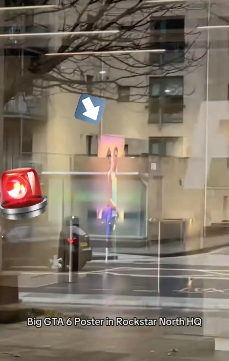 Поруч з офісом Rockstar North виявив плакат GTA 6. Вболівальники стверджують, що він нещодавно з’явився там