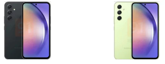 Технічні характеристики та дизайн Samsung Galaxy A34 та A54 5G стали відомими