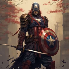 Нейронна мережа перетворила супергероїв та суперзаводів у самурай