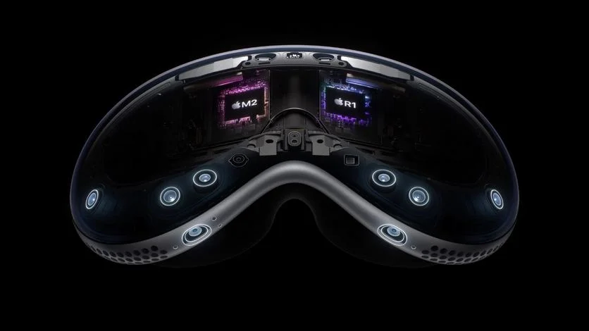 Apple представила розумні келихи допоміжної Virtual Reality Vision Pro