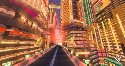 Гравець створив місто Сіті Сіті з Кіберпанка 2077 до Minecraft