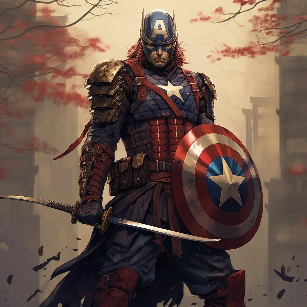 Нейронна мережа перетворила супергероїв та суперзаводів у самурай