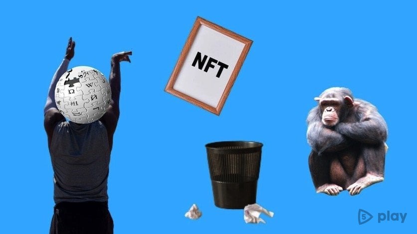 Вікіпедія відмовляється розглянути NFT-обертання формою мистецтва