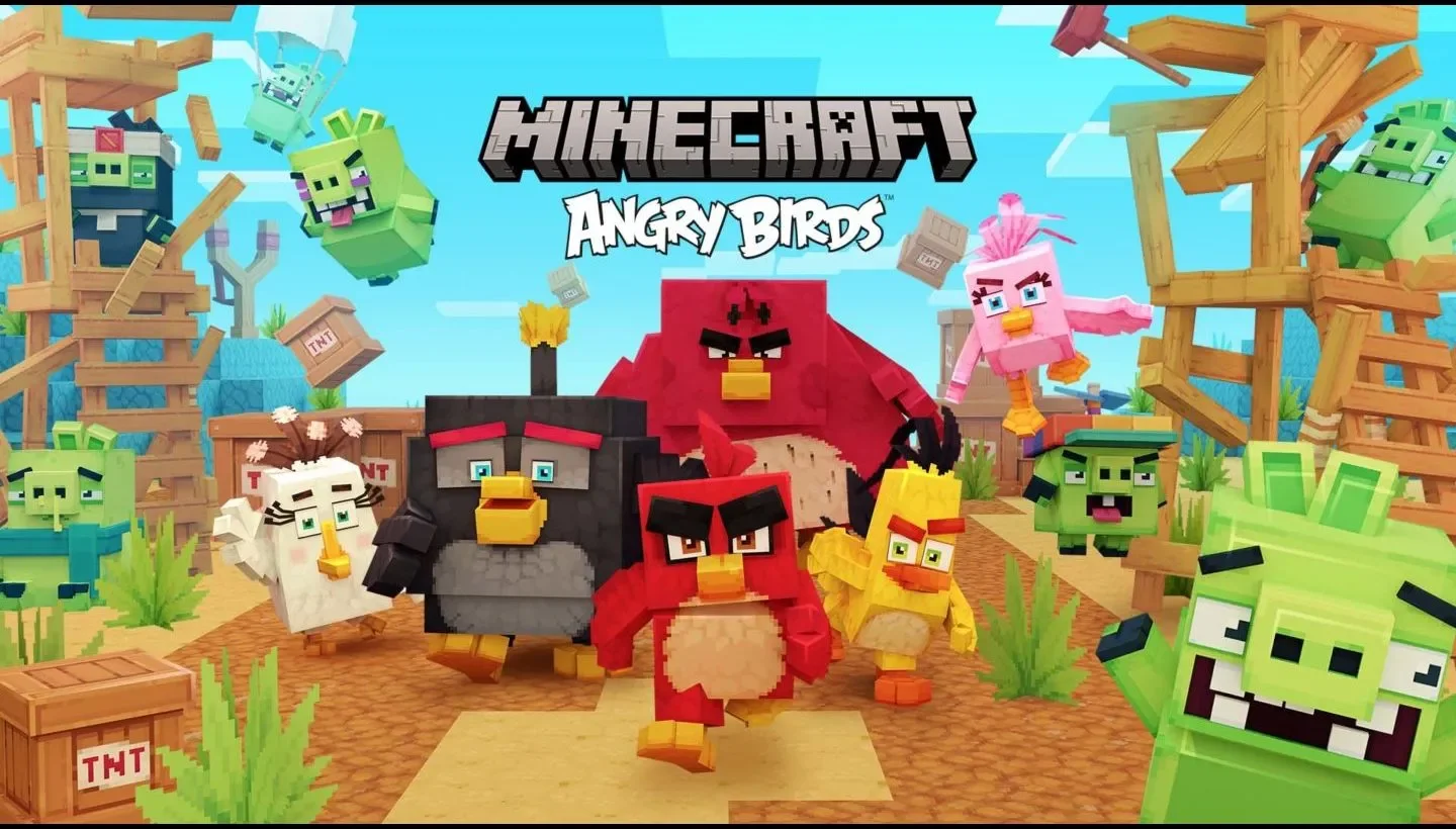 Співпраця Minecraft та Angry Birds: це буде епічно!