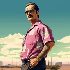 Нейронна мережа показала персонажів серіалу "чудова" у стилі GTA: Vice City