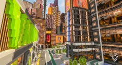 Гравець створив місто Сіті Сіті з Кіберпанка 2077 до Minecraft