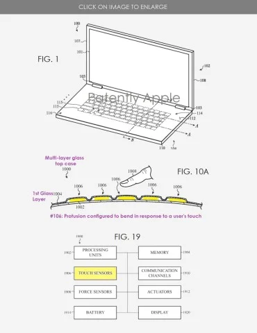 Apple випустить MacBook зі скляною клавіатурою