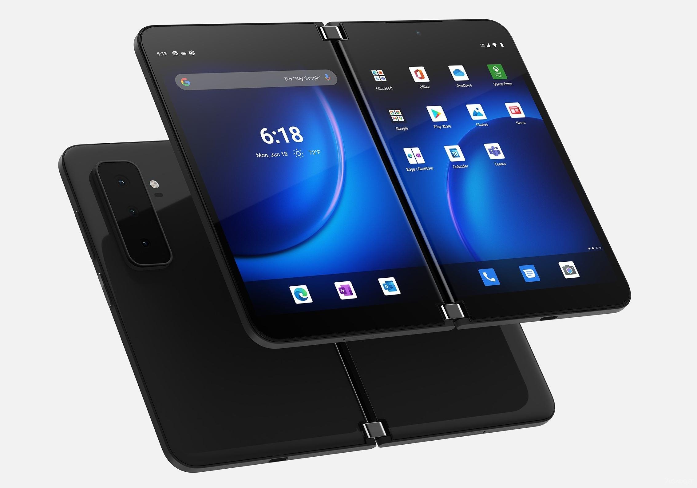 Представлено друге покоління розкладного дуету Smartphone Surface від Microsoft