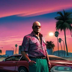 Нейронна мережа показала персонажів серіалу "чудова" у стилі GTA: Vice City