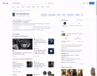 У пошуках Google з'явилася посилання на серію "мандалори"