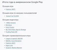 Google вибрав найкращі мобільні ігри та програми 2021 для Android