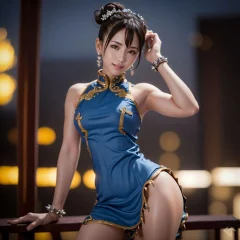 Нейронна мережа відтворила героїню Чуна Лі з серії «Стріт -винищувач»